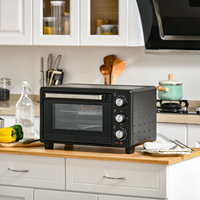 Four électrique ménager de grande capacité 35L 25L à usage domestique Four à pizza poulet gâteau pain steak