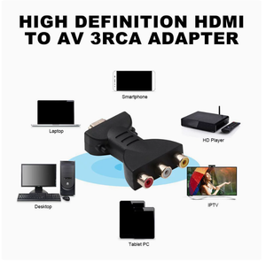 Vente directe d'usine, convertisseur <span class=keywords><strong>HDMI</strong></span> vers 3RCA, tête de lotus <span class=keywords><strong>rouge</strong></span>, <span class=keywords><strong>jaune</strong></span> et blanche, convertisseur <span class=keywords><strong>HDMI</strong></span> vers AV, <span class=keywords><strong>adaptateur</strong></span> 3RCA - Product Image 3
