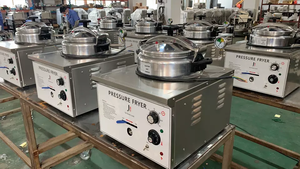 Friteuse à <span class=keywords><strong>air</strong></span> industrielle en acier inoxydable 16l/henny <span class=keywords><strong>penny</strong></span> kfc, friteuse à pression électrique pour poulet express - Product Image 6