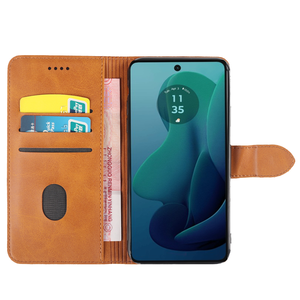 Flip Wallet Phone Case para Motorola Moto G85 5G para <span class=keywords><strong>Samsung</strong></span> <span class=keywords><strong>Galaxy</strong></span> S25 Ultra Magnetic <span class=keywords><strong>Book</strong></span> PU Funda de cuero - Product Image 3
