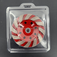 Meule diamantée ronde de 125 mm pour le meulage rapide du granit et du marbre – Personnalisation disponible – Vente chaude