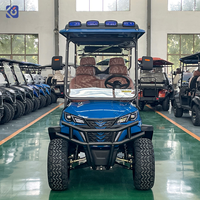 Voiture de golf électrique 6 places CAMP, batterie lithium 72V, voiture de golf de luxe, buggy de chasse
