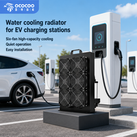 Système de refroidissement liquide OCOCOO 1300LH, pompe 5M, radiateur en cuivre, 6 ventilateurs, contrôle de vitesse PWM, externe, industriel, pour station de recharge de véhicules électriques