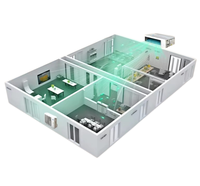Moteur de ventilateur CC haute efficacité série SDB, unités intérieures de type conduit à haute pression statique pour systèmes CVC VRF