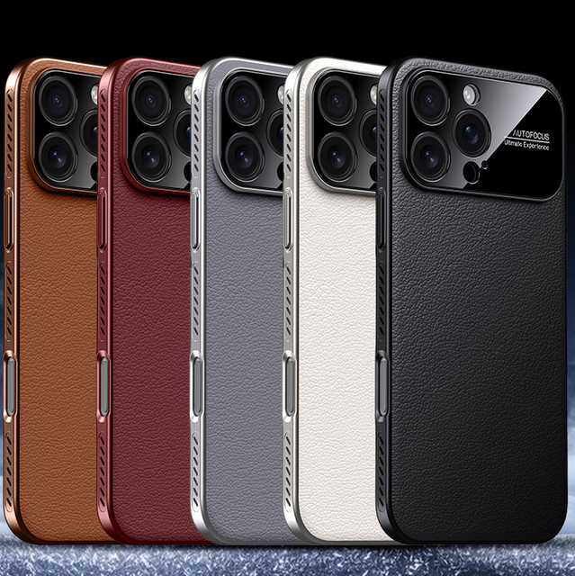 Wholesale New 16 Pro Max Instantly Transform Into 17 Pro Max Magnetic Leather Large Window Phone Case for iPhone 17 16 Pro Max