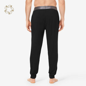 Pantalon de <span class=keywords><strong>pyjama</strong></span> en coton et bambou bio Jersey Sleep Jogger pour hommes Pantalon de <span class=keywords><strong>pyjama</strong></span> Pantalon de détente pour hommes Pantalon de survêtement durable - Product Image 2