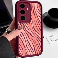 Nouveau boîtier d'impression à rayures zébrées souple en TPU tout autour housse de Protection pour Realme 15 Pro 15 14 14x C71 C73 C75 Note 70