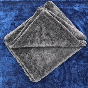Khăn lau xe microfiber sợi xoắn không viền, siêu thấm hút, nhanh khô, 1200gsm, 1400gsm, dùng cho chăm sóc, làm sạch, lau khô xe hơi - Product Image 2