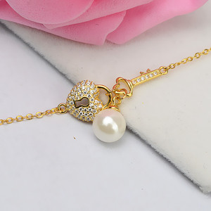 Pulsera de Plata S925 con Forma de Corazón y Cuerda, 5.5-6.5 mm, Accesorios para DIY, Serie 509, Elegantes Pulseras y Brazaletes de Perlas - Product Image 4