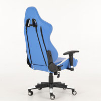 Silla de Computadora Moderna con Cojín Ergonómico, Reposacabezas y Soporte Lumbar para Adultos, Silla de Juego para Videojuegos