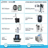 Analyseur de peau 3D AI X5 Pro, scanner facial professionnel, écran tactile 21,5 pouces, machine de diagnostic de beauté multi-spectre pour la maison