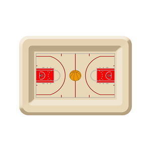 DAMAI - Juego de Vajilla Desechable de Papel con Diseño de Baloncesto, Platos y Vasos con Forma de Balón, para Fiestas Deportivas - Product Image 4