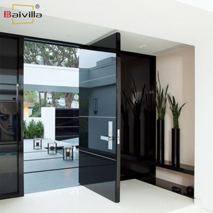 Luxe Slimme Multi-Lock Toegangsdeur Aluminium Enkele Vooringang Anti Diefstal Buitenbeveiliging Deuren Draaibare Voordeur Villa Poort - Product Image 2