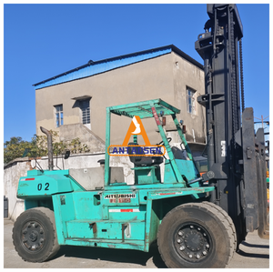 Carretilla elevadora usada Mitsubishi FD150 buen estado Venta caliente 15ton venta bajo descuento varios modelos buen estado alto rendimiento - Product Image 1