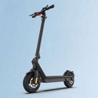 Scooter Eléctrico Todoterreno Plegable X9 de 10 Pulgadas con Rueda Grande de 200 mm y Freno Trasero para Adultos