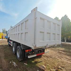 HOWO รถบรรทุกจีนคุณภาพสูง371ประเภท6x4 10ล้อพร้อมระบบขับเคลื่อนซ้ายใช้สำหรับขนส่งผลไม้ในไนจีเรีย - Product Image 3