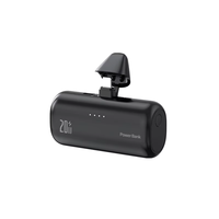 Mini banque d'alimentation PD 20W 5000mah avec deux interfaces de charge rotatives pour iPhone Android chargeur Portable de poche à charge rapide