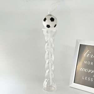 Botella de Agua Deportiva - 600 ml de Gran Capacidad con Pajita, Botella de Plástico Reutilizable y Ecológica para Aficionados al Fútbol y Actividades al Aire Libre - Product Image 5