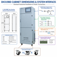 Analyseur automatique de DBO DH319BD pour les eaux usées domestiques, pharmaceutiques et alimentaires, système de surveillance de la qualité de l'eau