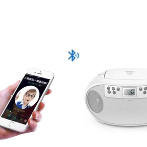 Reproductor de CD Portátil Directo de Fábrica, Altavoz BT con Función de Repetición, Radio FM, USB, Dispositivo de Audio para el Hogar y Aprendizaje del Inglés para Estudiantes - Product Image 3