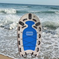 Traîneau gonflable en PVC de haute qualité pour les sports nautiques aventures de surf fêtes dans la piscine parc aquatique amusant avec logo personnalisable