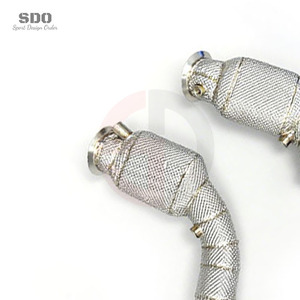 Điều chỉnh cao folw xả downpipe cho 2020-2024 BMW M2/M2C cạnh tranh F87 S55 3.0t Thép không gỉ với chất xúc tác ống xả - Product Image 5