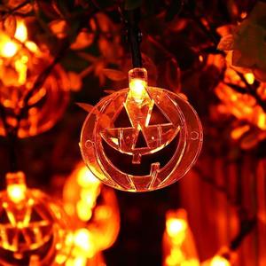 Vente flash d'Halloween : Citrouille LED gonflable en plastique, lanterne <span class=keywords><strong>Jack</strong></span>-<span class=keywords><strong>o</strong></span>'-<span class=keywords><strong>lantern</strong></span>, guirlande lumineuse décorative pour Halloween, maison hantée, lumières décoratives pour fête - Product Image 5