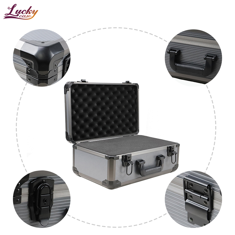 Aluminum Briefcase with DIY Foam Insert - Secure & Versatile