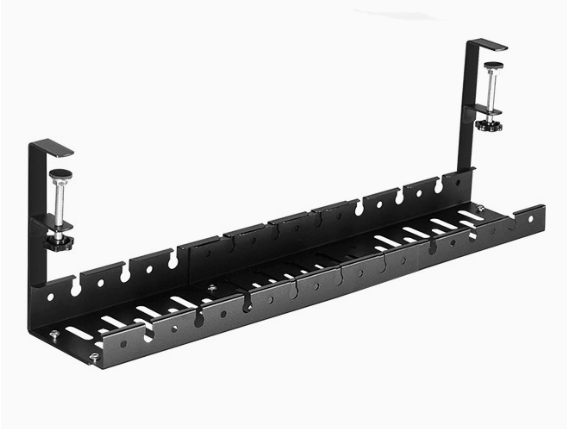 Retractable Under-desk Cable Management Tray Power Strip Wire Organizer Router Cable Duct Power Strip Storage Rack