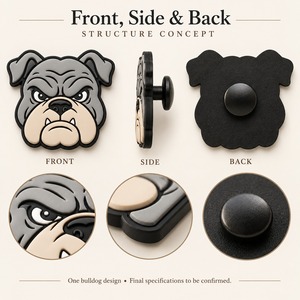 Set di 8 Charms Personalizzati in PVC per Scarpe a Tema Guerriero: <span class=keywords><strong>Pantera</strong></span>, Leone, Guerriero - Spille per Zoccoli all'Ingrosso - Product Image 3