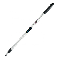 Perche télescopique en aluminium multi-filetages de 74-131 cm de haute qualité pour le lavage de voitures et le nettoyage de fenêtres domestiques