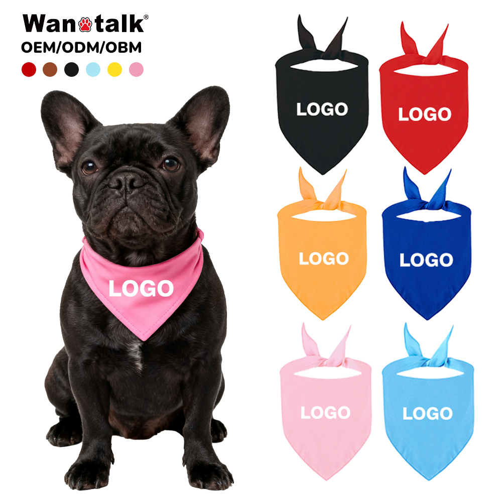 dog high quality scarfs logo