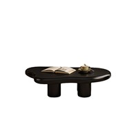 Table basse Modhomi style crème moderne, table d'appoint ronde peinte, ensemble de meubles pour salon