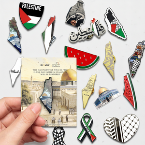 Pin Bros Enamel Bendera Nasional Palestina Lebanon Harga Grosir Murah Ready Stock untuk Perdamaian dan Cinta - Product Image 1