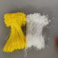 Attache de sécurité en plastique pour étiquette, boucle de verrouillage en PP nylon vert, broche noire pour étiquette de vêtement