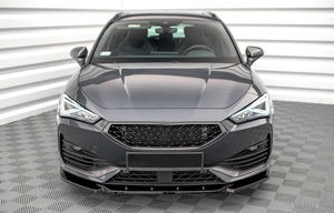 Personalización de Fábrica, Divisor de Labios Delantero para Automóvil en Negro Brillante ABS, Estilo MAX para Cupra <span class=keywords><strong>Leon</strong></span> MK1 Pre-facelift 2020-2024 - Product Image 6
