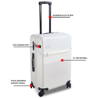 Valise de voyage intelligente de haute qualité avec logo personnalisé en gros Valise de cabine Valise à roulettes
