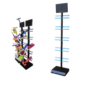 Expositor de monopatines de pie, soporte para snowboard, expositor de tablas de skate, perchero independiente para tienda minorista y hogar - Product Image 5