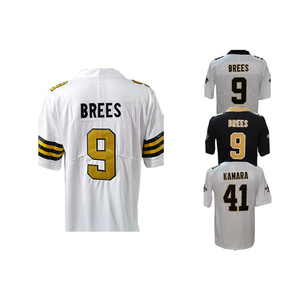 Maillot de football américain cousu en gros à bas prix New <span class=keywords><strong>Orleans</strong></span> 4 Carr 7 Hill 12 Olave 23 Lattimore 32 Mathieu 56 Davis - Product Image 4