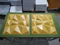 Panneaux muraux et de plafond en PVC imperméables modernes, décoratifs, intérieurs, unis