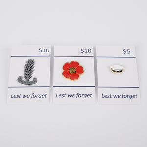 Ammiraglia della Marina australiana H.M.A.S. Distintivo Commemorativo a Forma di Fiore, Stampa Tipografica, Senza Nichel, con Strass, in Lega di Zinco Resistente - Product Image 6