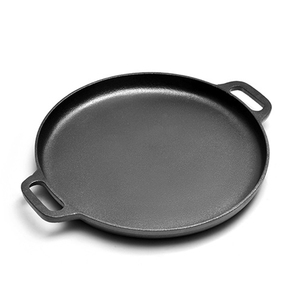 Factory Custom 14 <strong>16</strong> <strong>Inch</strong> Pizza <strong>Pan</strong> Pre-seasoned Cast Iron Round Baking Pizza <strong>Frying</strong> <strong>Pan</strong>