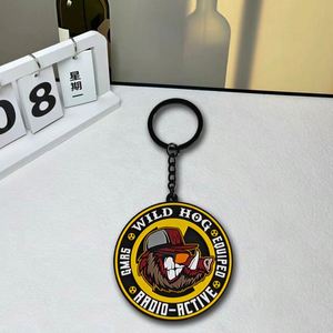Wholesale <b>Custom</b> Soft Rubber Key Chain Silicone Keyring Plastic Pvc Key Holder Chain Personalised logo Fashion Pvc <b>Keychains</b> - Product Image 5