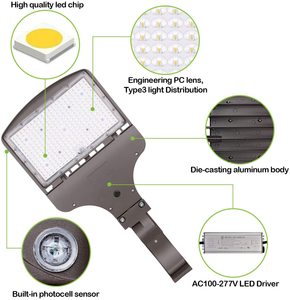 Minglilight 150W tất cả-trong-một tích hợp năng lượng mặt trời dẫn ánh sáng đường phố IP65 chiếu sáng ngoài trời với AC cung cấp điện - Product Image 2