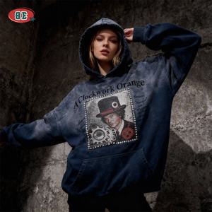 Produttori di <span class=keywords><strong>Abbigliamento</strong></span> Maschile, Felpe Oversize di Alta Qualità con Effetto Sbiadito, Streetwear in Cotone, Taglie Grandi - Product Image 1