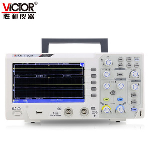 Osciloscopio Digital Victor VC1100M de Doble Canal con Almacenamiento y Ancho de Banda de 100M - Product Image 1