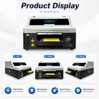 Impresora UV de Formato Pequeño 3360, Impresora de Inyección de Tinta A2 A3, Impresión Directa en Carcasas de Teléfono, Vidrio, Metal, Placas de Identificación, Plástico, Impresora CMYK+W