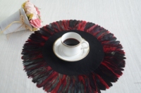 Rooster Factory – Sets de table en plumes de qualité supérieure, personnalisables, très demandés, en vente
