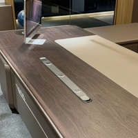 Bureau de direction haut de gamme, nouveau, moderne, simple, luxe léger, grand bureau en bois
