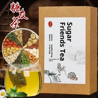 Thé en sachets Chunzitang pour diabétiques, mélange de feuilles de thé vert, soie de maïs, aubépine et graines de cassia, 150g